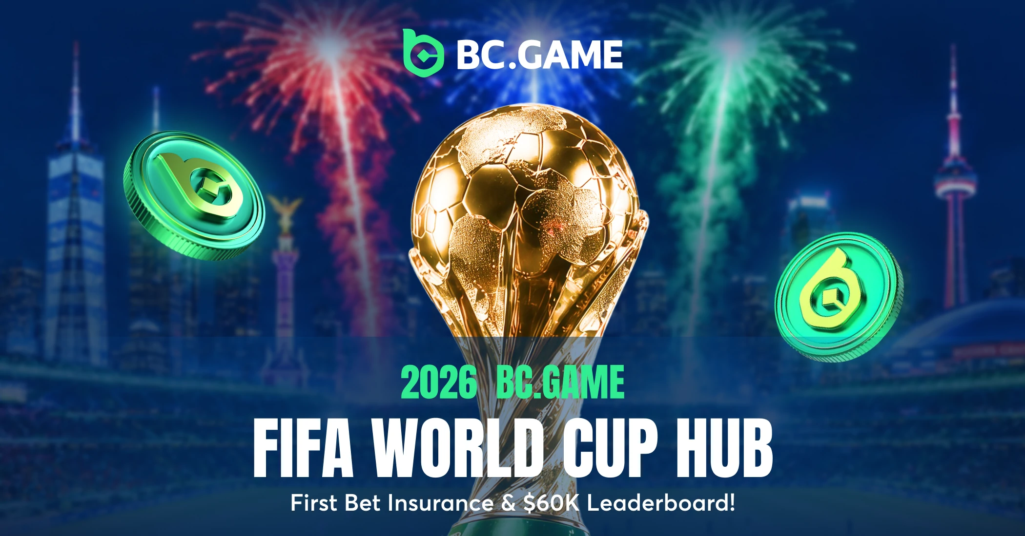 FIFA Betting Site With Bitcoin - BC.GAME World Cup 2026 Promotion